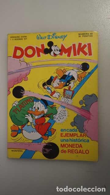 Tebeos: DON MIKI NUMERO 60, ( EDIBELSA, MONTENA, MONDIBERICA, MONDADORI, PRIMAVERA ).