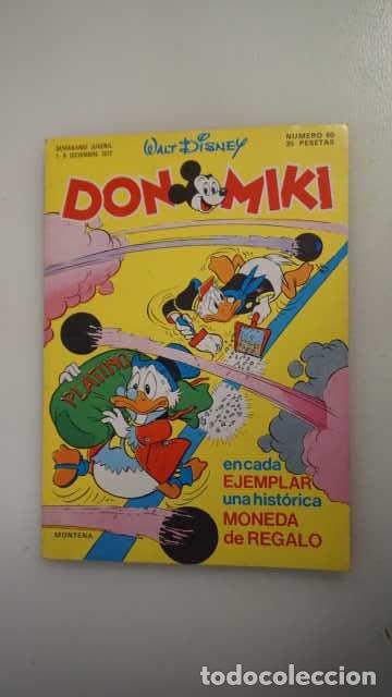 Tebeos: DON MIKI NUMERO 60, ( EDIBELSA, MONTENA, MONDIBERICA, MONDADORI, PRIMAVERA ).