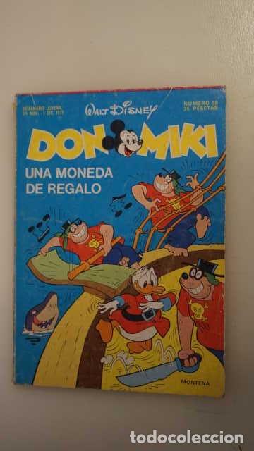 Tebeos: DON MIKI NUMERO 59, ( EDIBELSA, MONTENA, MONDIBERICA, MONDADORI, PRIMAVERA ).