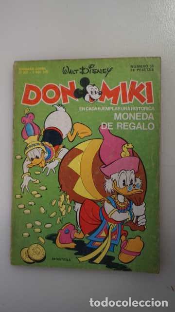 Tebeos: DON MIKI NUMERO 55, ( EDIBELSA, MONTENA, MONDIBERICA, MONDADORI, PRIMAVERA ).