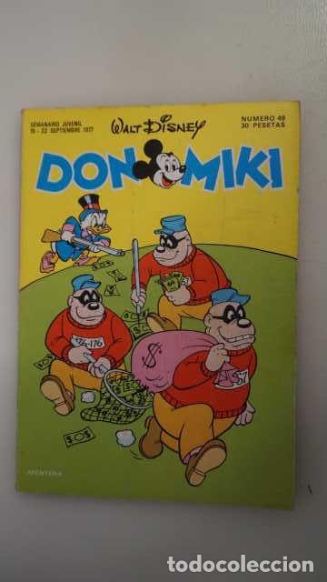 Tebeos: DON MIKI NUMERO 49, ( EDIBELSA, MONTENA, MONDIBERICA, MONDADORI, PRIMAVERA ).
