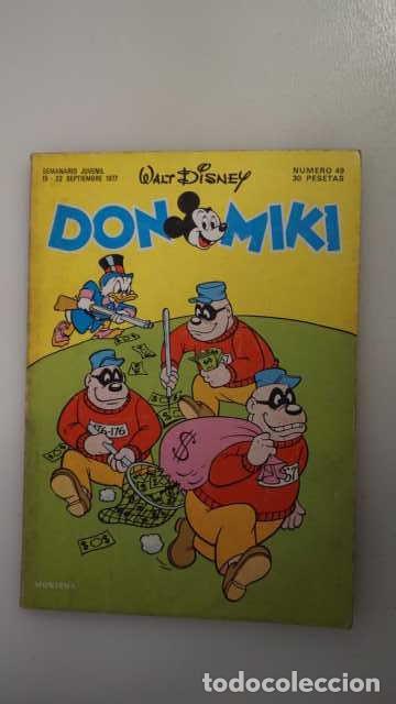 Tebeos: DON MIKI NUMERO 49, ( EDIBELSA, MONTENA, MONDIBERICA, MONDADORI, PRIMAVERA ).