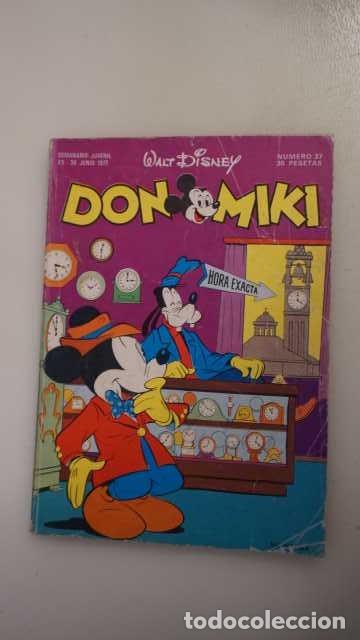 Tebeos: DON MIKI NUMERO 37, ( EDIBELSA, MONTENA, MONDIBERICA, MONDADORI, PRIMAVERA ).