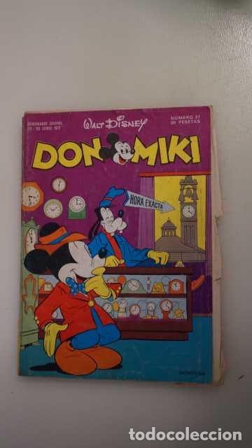 Tebeos: DON MIKI NUMERO 37, ( EDIBELSA, MONTENA, MONDIBERICA, MONDADORI, PRIMAVERA ).