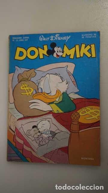 Tebeos: DON MIKI NUMERO 36, ( EDIBELSA, MONTENA, MONDIBERICA, MONDADORI, PRIMAVERA ).