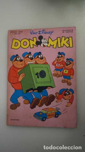 Tebeos: DON MIKI NUMERO 34, ( EDIBELSA, MONTENA, MONDIBERICA, MONDADORI, PRIMAVERA ).