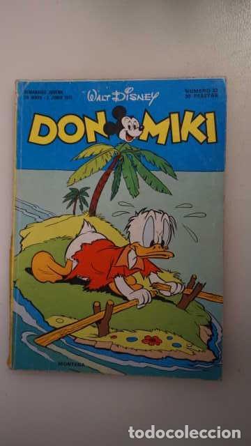 Tebeos: DON MIKI NUMERO 33, ( EDIBELSA, MONTENA, MONDIBERICA, MONDADORI, PRIMAVERA ).