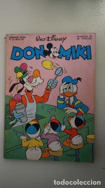 Tebeos: DON MIKI NUMERO 32, ( EDIBELSA, MONTENA, MONDIBERICA, MONDADORI, PRIMAVERA ).