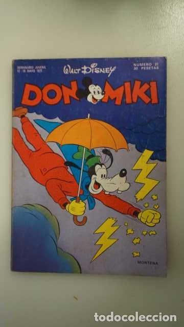 Tebeos: DON MIKI NUMERO 31, ( EDIBELSA, MONTENA, MONDIBERICA, MONDADORI, PRIMAVERA ).