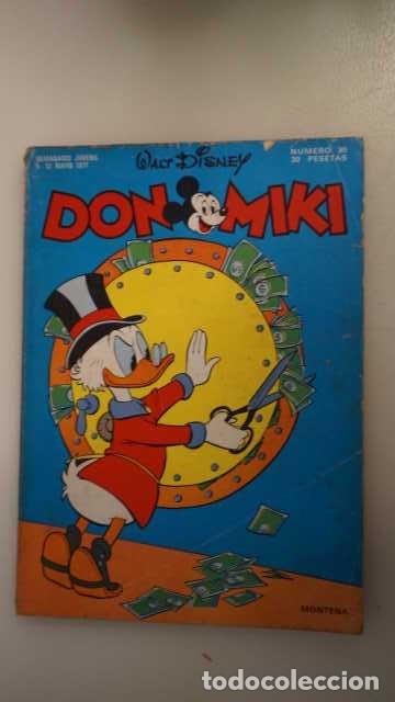 Tebeos: DON MIKI NUMERO 30, ( EDIBELSA, MONTENA, MONDIBERICA, MONDADORI, PRIMAVERA ).
