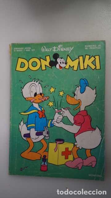 Tebeos: DON MIKI NUMERO 25, ( EDIBELSA, MONTENA, MONDIBERICA, MONDADORI, PRIMAVERA ).