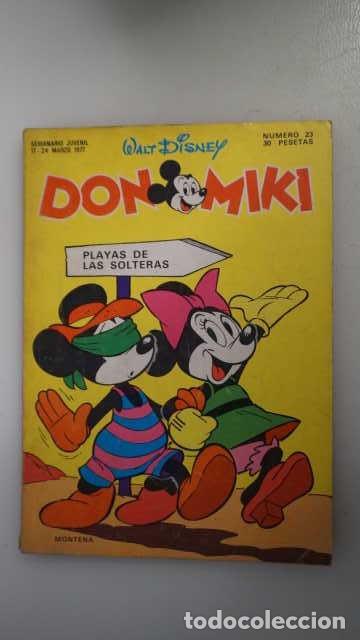 Tebeos: DON MIKI NUMERO 23, ( EDIBELSA, MONTENA, MONDIBERICA, MONDADORI, PRIMAVERA ).