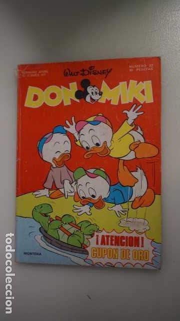 Tebeos: DON MIKI NUMERO 22, ( EDIBELSA, MONTENA, MONDIBERICA, MONDADORI, PRIMAVERA ).