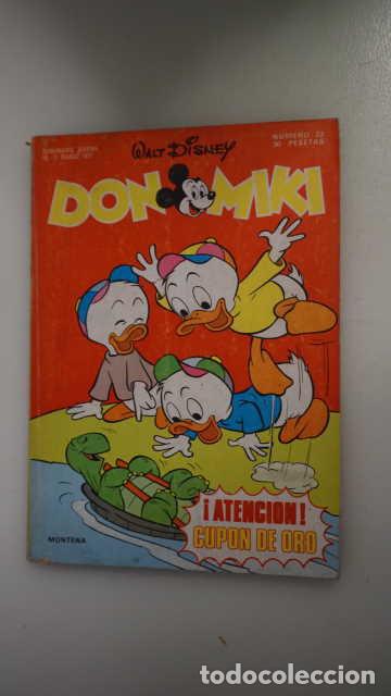 Tebeos: DON MIKI NUMERO 22, ( EDIBELSA, MONTENA, MONDIBERICA, MONDADORI, PRIMAVERA ).