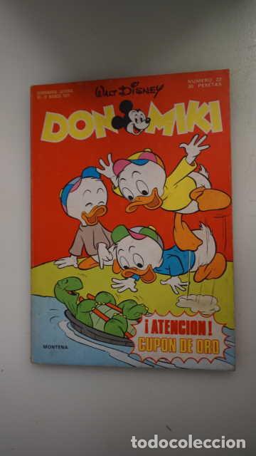 Tebeos: DON MIKI NUMERO 22, ( EDIBELSA, MONTENA, MONDIBERICA, MONDADORI, PRIMAVERA ).