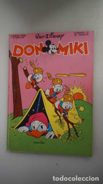 Tebeos: DON MIKI NUMERO 21, ( EDIBELSA, MONTENA, MONDIBERICA, MONDADORI, PRIMAVERA ).