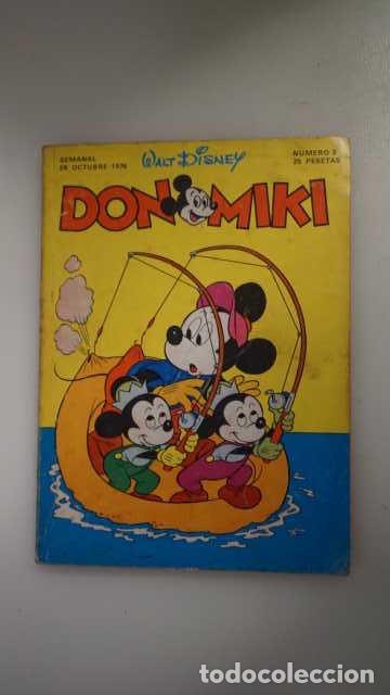 Tebeos: DON MIKI NUMERO 3, ( EDIBELSA, MONTENA, MONDIBERICA, MONDADORI, PRIMAVERA ).