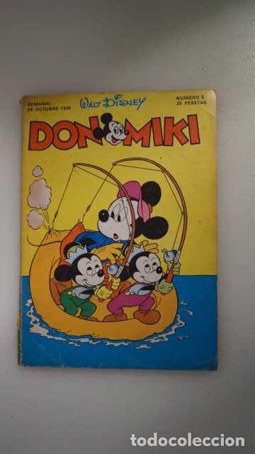 Tebeos: DON MIKI NUMERO 3, ( EDIBELSA, MONTENA, MONDIBERICA, MONDADORI, PRIMAVERA ).
