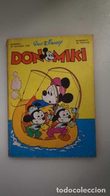 Tebeos: DON MIKI NUMERO 3, ( EDIBELSA, MONTENA, MONDIBERICA, MONDADORI, PRIMAVERA ).