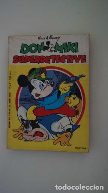 Tebeos: NUMERO 1 ESPECIAL DON MIKI, DON MIKI SUPERDETECTIVE, MONTENA