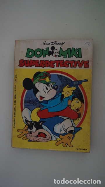Tebeos: NUMERO 1 ESPECIAL DON MIKI, DON MIKI SUPERDETECTIVE, MONTENA