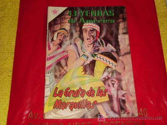 Tebeos: LEYENDAS DE AM&Eacute;RICA N&deg; 54-LA GRUTAS DE LAS MARAVILLAS-(LEYENDA PERUANA )  - (FOTO ADICIONAL )NOVARO