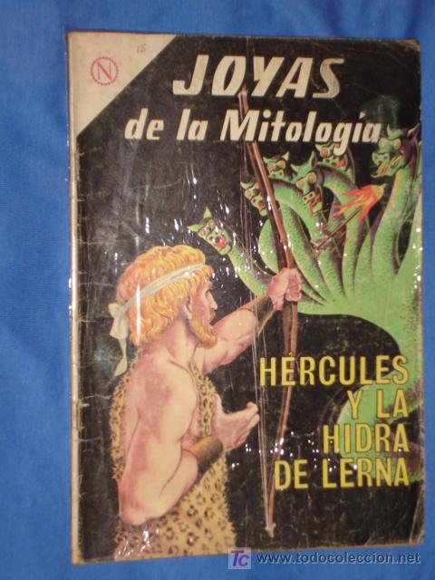 Tebeos: JOYAS DE LA MITOLOGIA N&deg; 15 H&Eacute;RCULES Y LA HIDRA DE LERNA -  NOVARO * FOTOS ADICIONALES *
