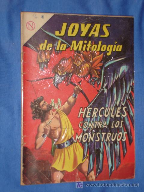 Tebeos: JOYAS DE LA MITOLOGIA N&deg; 16 - HERCULES CONTRA LOS MONSTRUOS *  NOVARO *