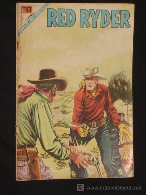 Tebeos: RED RYDER N&deg;188 - EL ATAQUE AL TREN   *NOVARO *