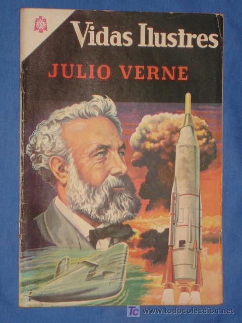Tebeos: VIDAS ILUSTRES N&deg;131  * JULIO VERNE    *NOVARO *