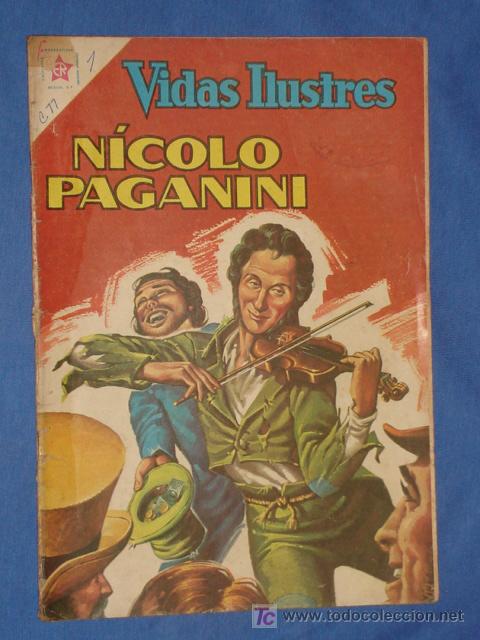 Giornalini: VIDAS ILUSTRES N&deg; 77  - NICOLO PAGANINI   *NOVARO *