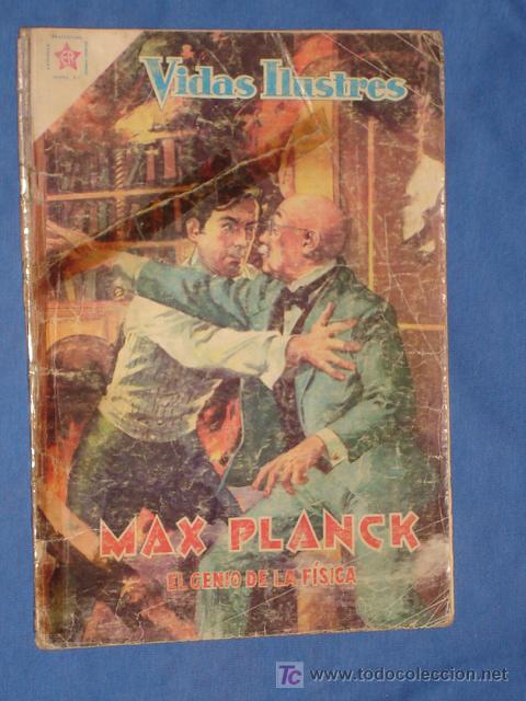 BDs: VIDAS ILUSTRES N&deg; 39 - MAX PLANCK - EL GENIO DE LA FISICA   *NOVARO * ( FOTOS ADICIONALES ) *