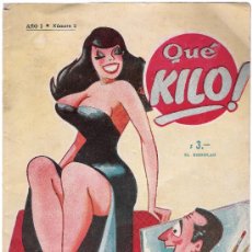 Tebeos: ¡QUE KILO! (ARGENTINA?) AÑO 1955. Nº 3. Lote 22803228