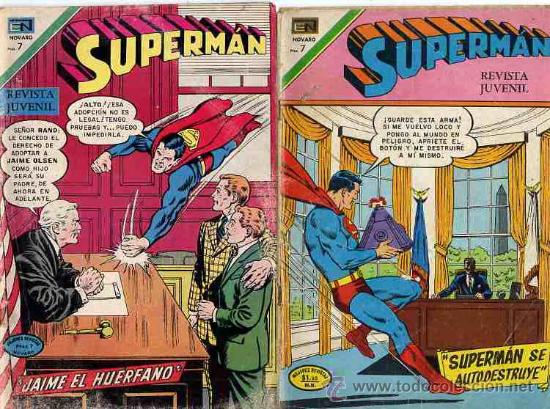 Tebeos: SUPERMAN- N&ordm; 839, NOVARO A&Ntilde;O 1971 CAJA NOVARO 2 GRANDE