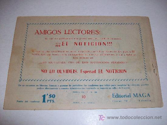Tebeos: RAYO DE LA SELVA (Maga ), n&ordm; 10, original - Foto 2