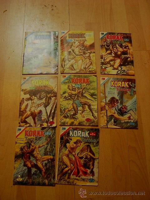 Tebeos: Korak, Serie Aguila, Ed. Novaro, 8 comics - Foto 1