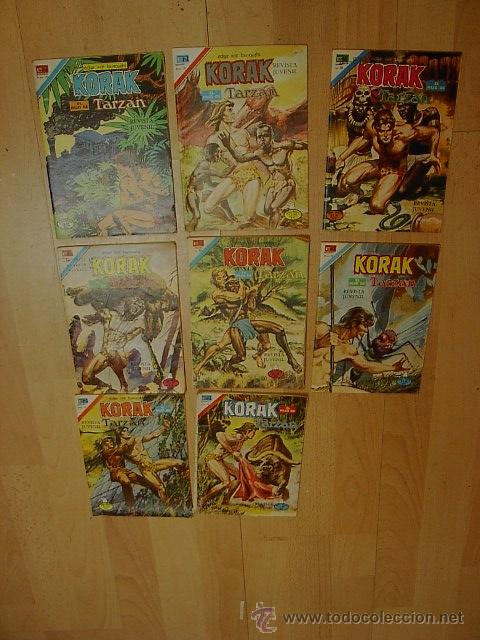 Tebeos: Korak, Serie Aguila, Ed. Novaro, 8 comics - Foto 2