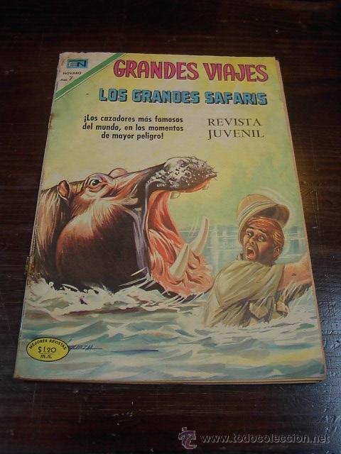 Tebeos: Grandes viajes, Los grandes safaris, Ed. Novaro, n&ordm; 86