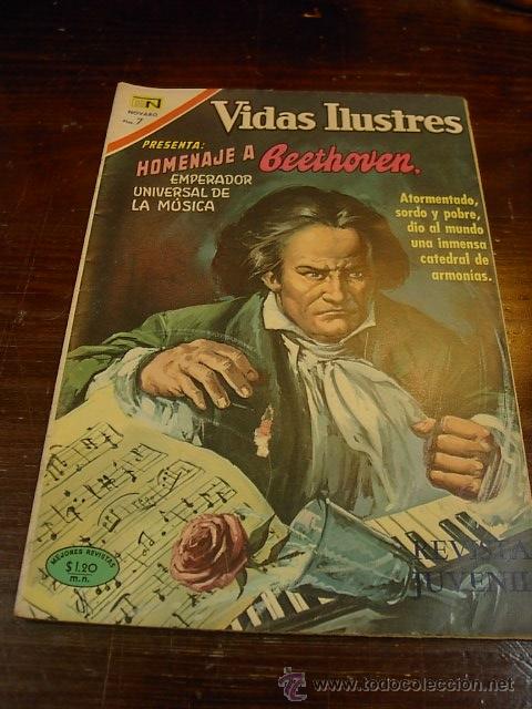 Tebeos: Vidas ilustres.Homenaje a Beethoven, Novaro - Foto 1