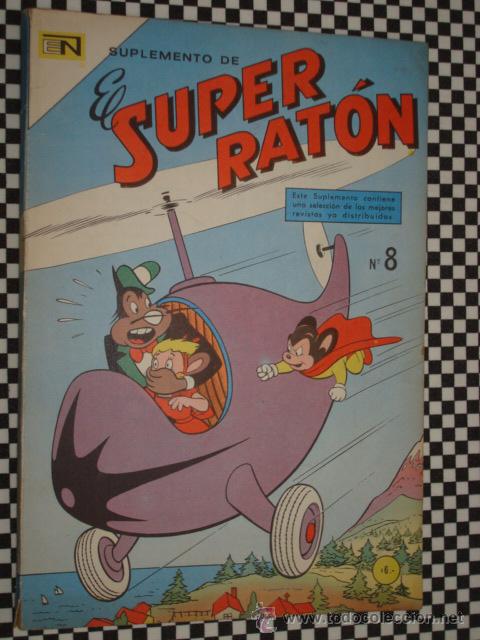 Tebeos: EL SUPER RATON * SUPLEMENTO N&ordm; 8 * A&Ntilde;O 1974 *