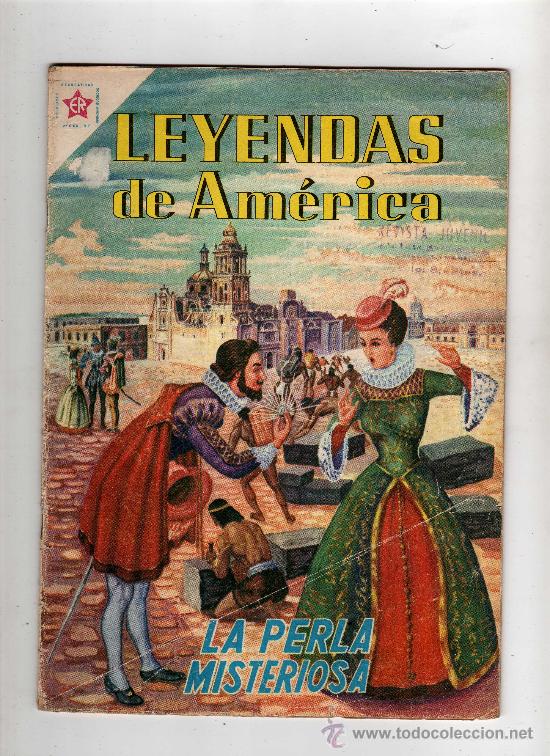 Tebeos: (M-7) LEYENDAS DE AMERICA - LA PERLA MISTERIOSA, A&Ntilde;O IV - NUM. 48 , 1960, SE&Ntilde;ALES DE USO