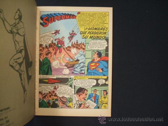 Tebeos: SUPERMAN - LIBRO COMIC - TOMO XV - EDITORIAL NOVARO - - Foto 2