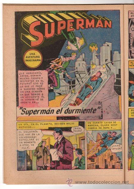 Tebeos: BATMAN # 512 SUPERMAN - NOVARO 1970 - FLECHA VERDE - IMPECABLE - Foto 3