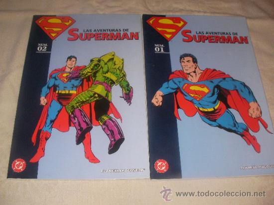 Tebeos: LOTE DE DOS COMICS LAS AVENTURAS DE SUPERMAN - Foto 1