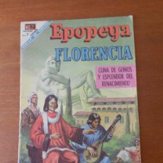 Tebeos: EDITORIAL NOVARO. EPOPEYA: FLORENCIA Y CROMOS DE FUTBOL DE LA COLECCIÓN MEMORIA DEPORTIVA, COCA COLA