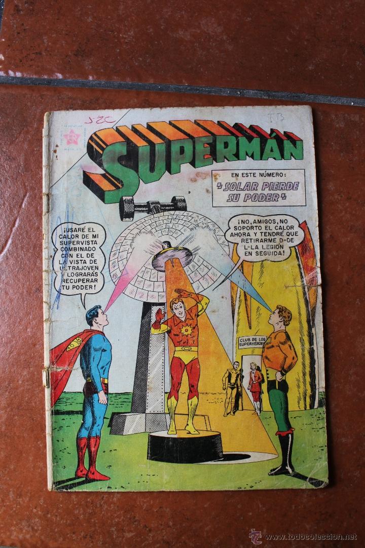 Tebeos: SUPERMAN N&ordm; 404: SOLAR PIERDE SU PODER NOVARO A&Ntilde;O 1963 - Foto 1