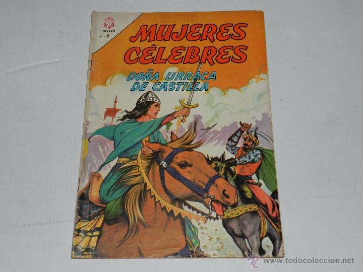 Comics: (M-9) MUJERES CELEBRES NUM 40 , EDT NOVARO 1964 , SE&Ntilde;ALES DE USO