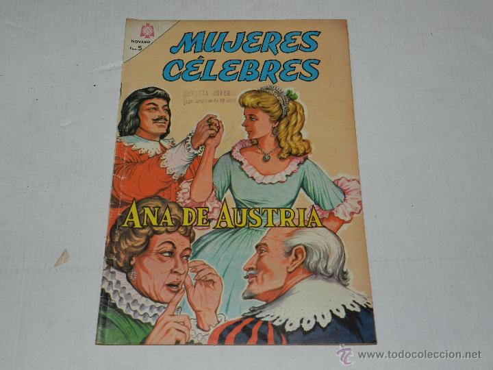 Comics: (M-9) MUJERES CELEBRES NUM 45 , EDT NOVARO 1964, SE&Ntilde;ALES DE USO