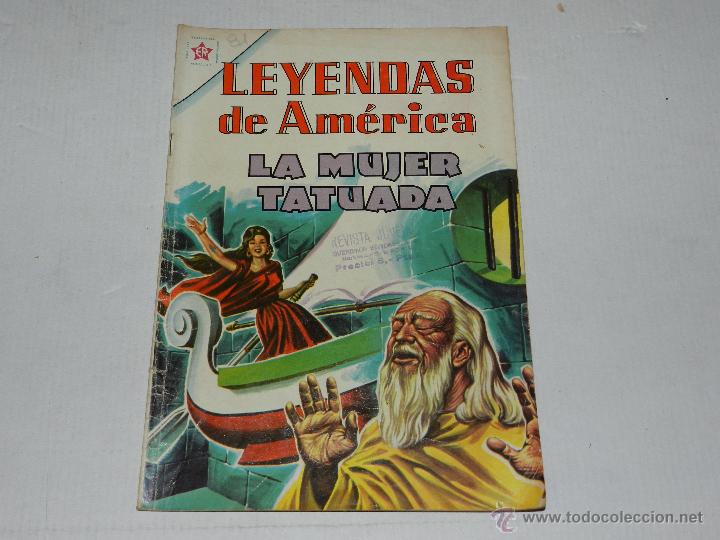 Comics: (M-9) LEYENDAS DE AMERICAS NUM 81 , EDT NOVARO 1962 , SE&Ntilde;ALES DE USO