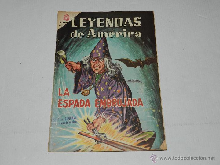 Comics: (M-9) LEYENDAS DE AMERICAS NUM 110 , EDT NOVARO 1965 , SE&Ntilde;ALES DE USO